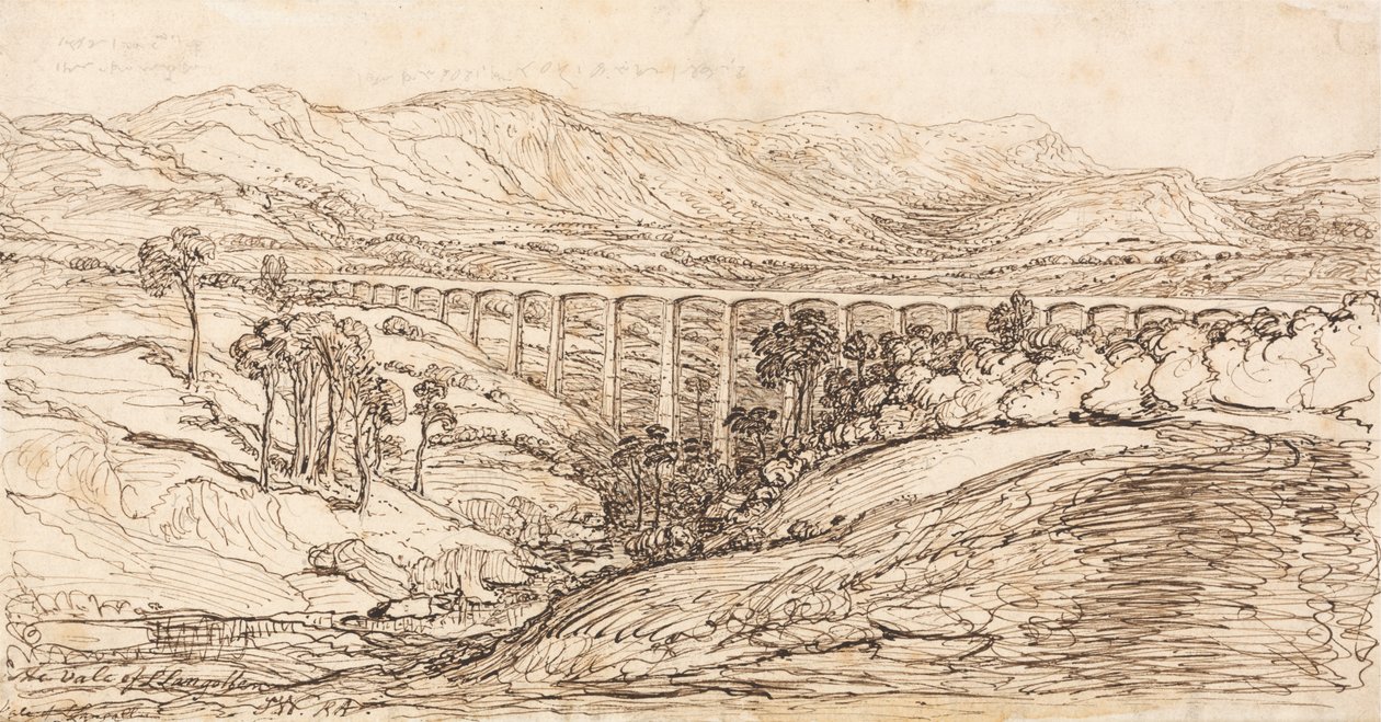 Das Tal von Llangollen von James Ward