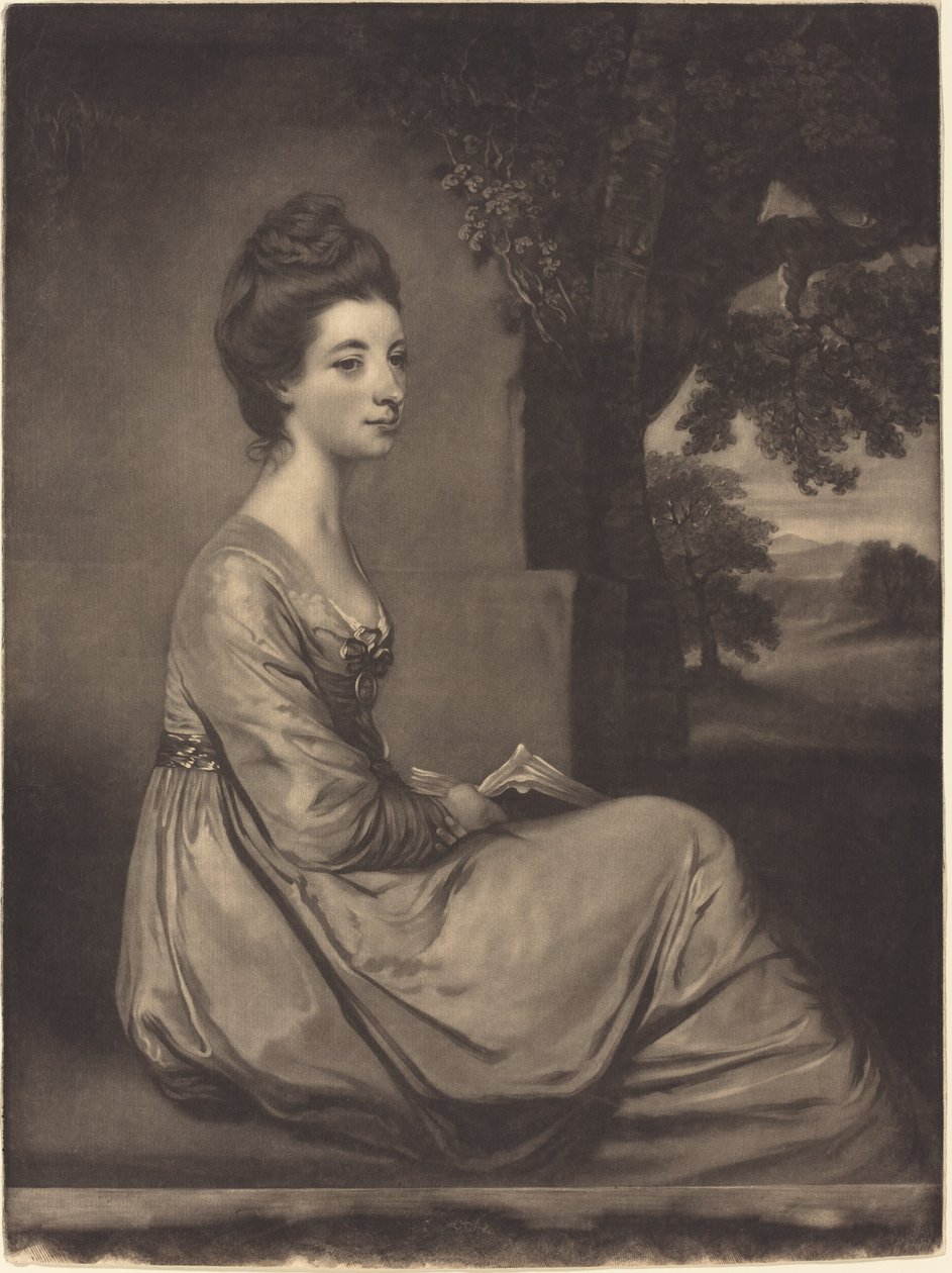Jemima Gräfin Cornwallis von James Watson after Sir Joshua Reynolds