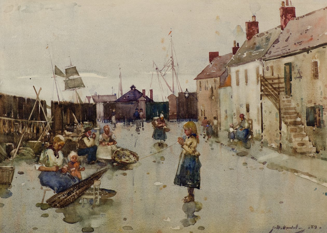 Old Shore Head, Arbroath von James Watterston Herald