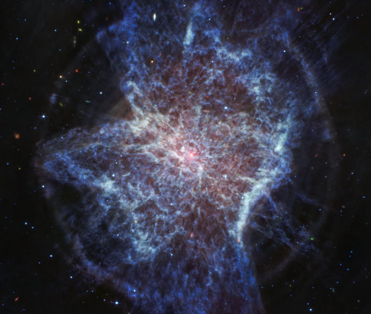 NGC 6072 (NIRCam Kompassbild) von James Webb Space Telescope (NASA)