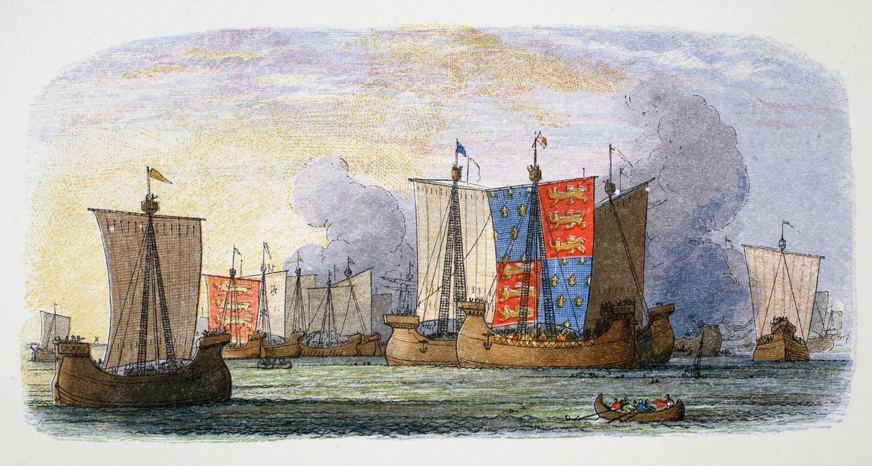 Schlacht von Sluys, 1340 von James William Edmund Doyle