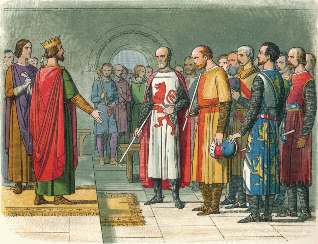 Heinrich III. und sein Parlament, 1258, 1864 von James William Edmund Doyle