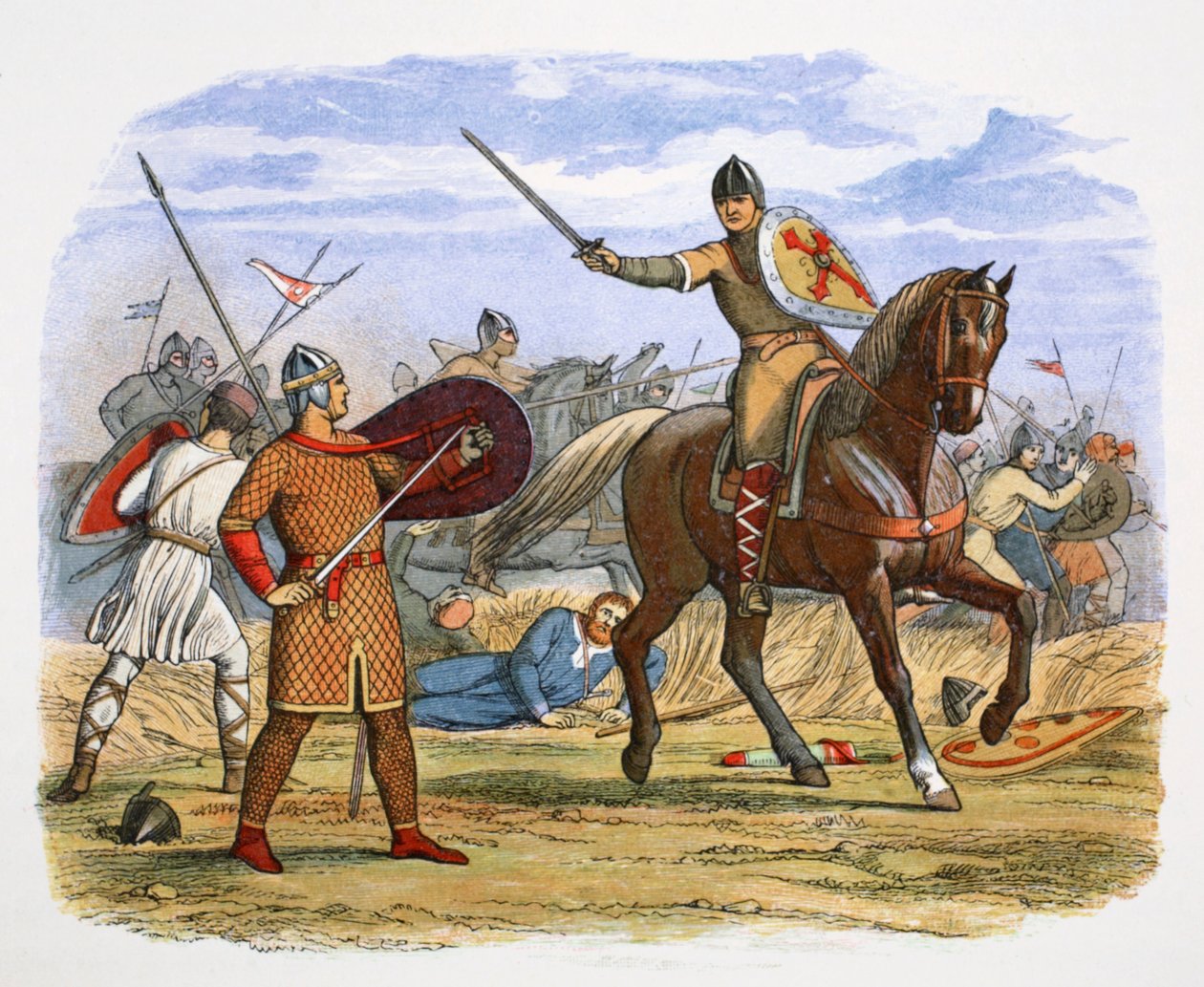 Robert, Herzog der Normandie, gefangen in der Schlacht von Tinchebraye, Normandie, 1106 von James William Edmund Doyle