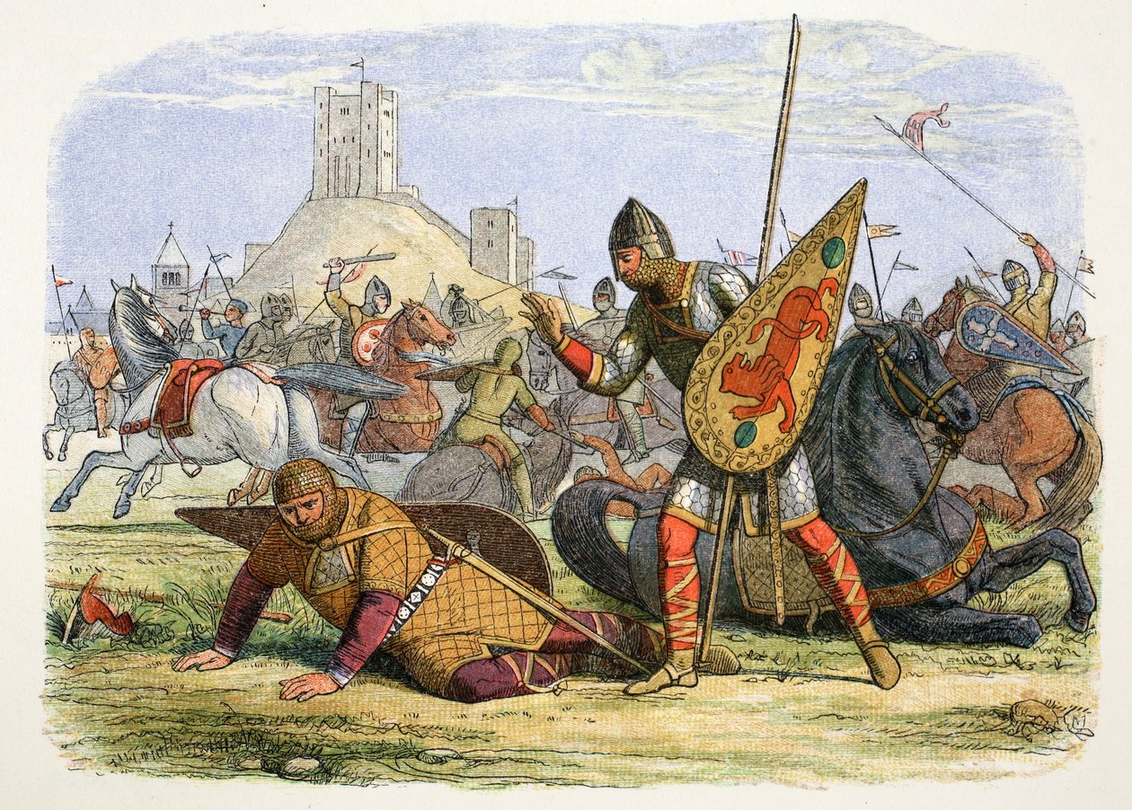 Robert verwundet seinen Vater, König Wilhelm I., Normandie, 1079 von James William Edmund Doyle