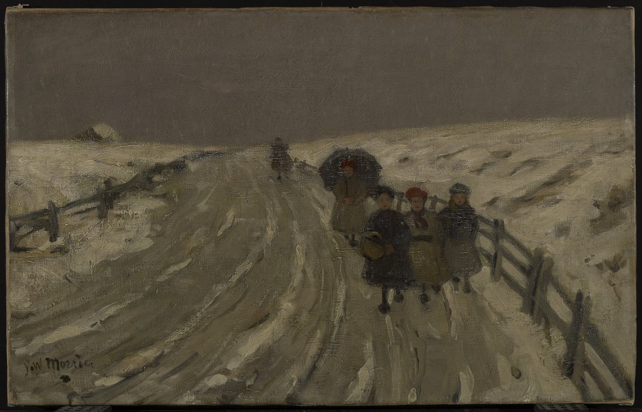 Rückkehr von der Schule, ca. 1901 von James Wilson Morrice