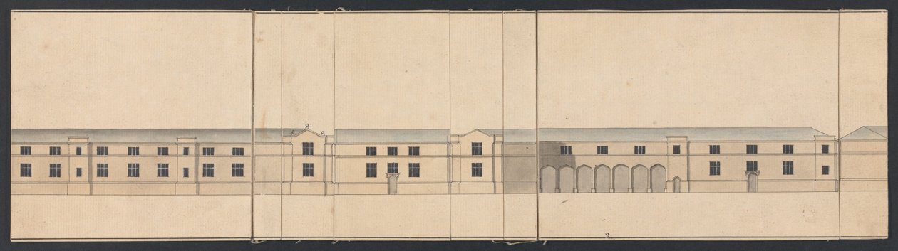 Cobham Hall, Kent: Erhebung der Ställe von James Wyatt
