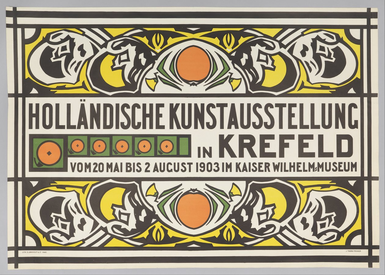 Holländische Kunstausstellung in Krefeld von Johan Thorn Prikker