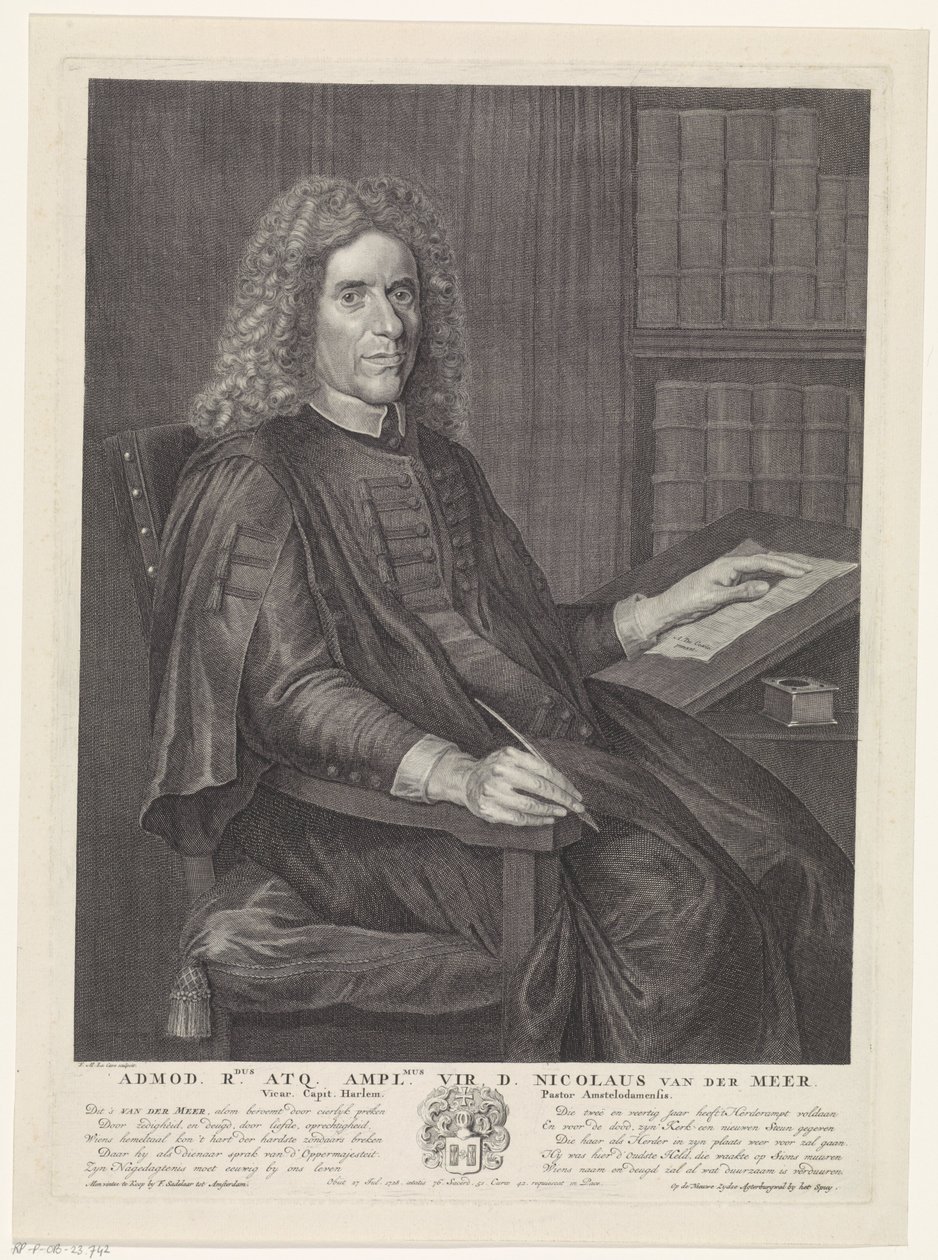 Porträt von Nicolaas van der Meer von Jan Anthonie Coxie