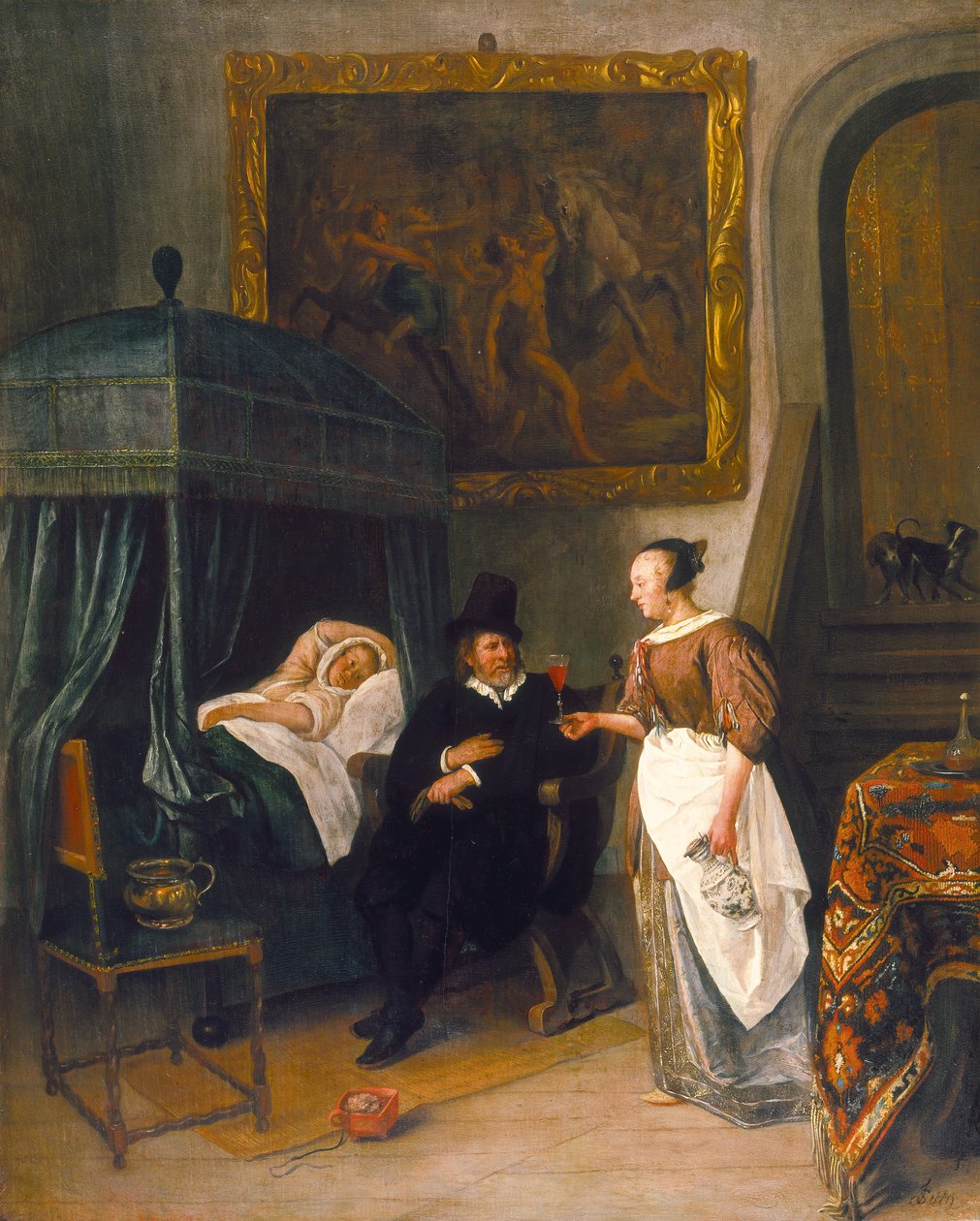 Der Arztbesuch von Jan Havickszoon Steen