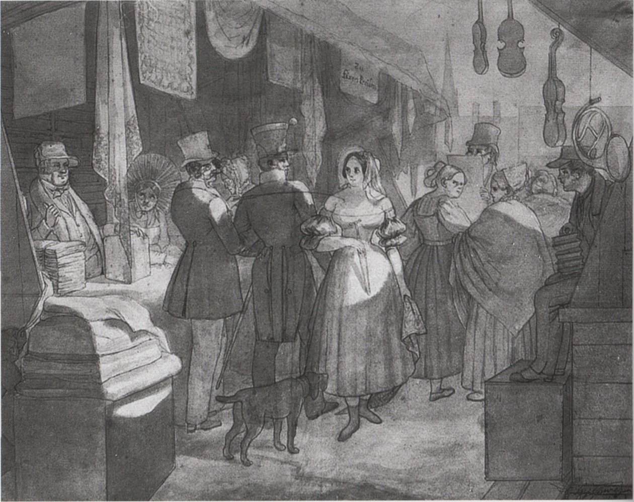 Auf der Dult von Jan Vermeer van Delft