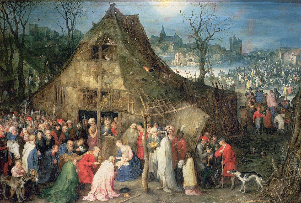 Anbetung der Könige, 1598 von Jan the Elder Brueghel