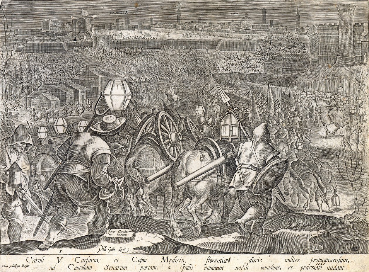 Kaiser Karl V. und Cosimo I. de
