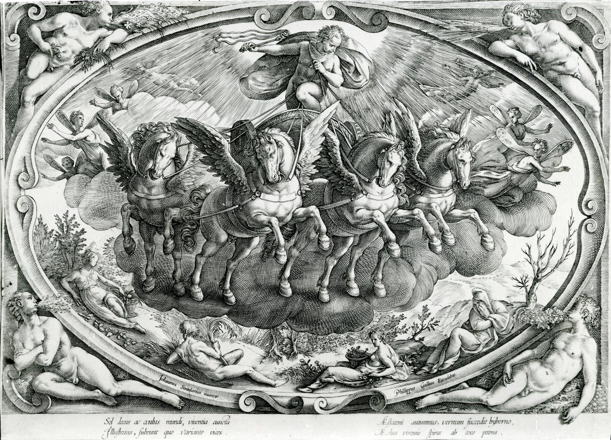 Die Sonne, 16. Jahrhundert von Jan van der Straet