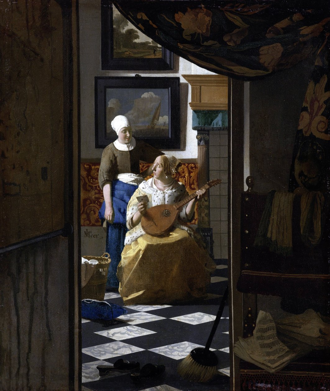 Der Liebesbrief, ca. 1669-70 von Johannes Vermeer
