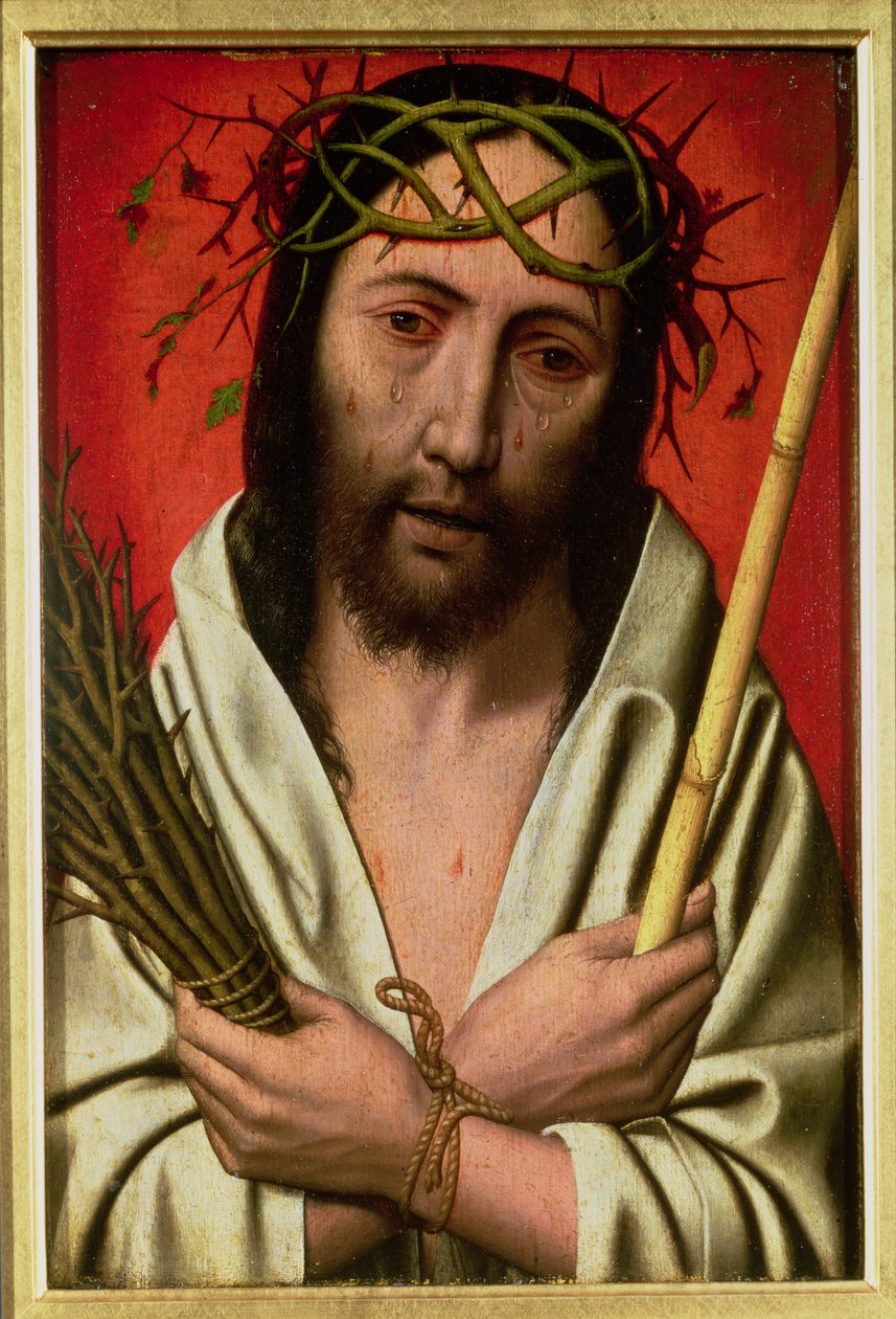 Christus mit Dornen gekrönt von Jan (after) Mostaert
