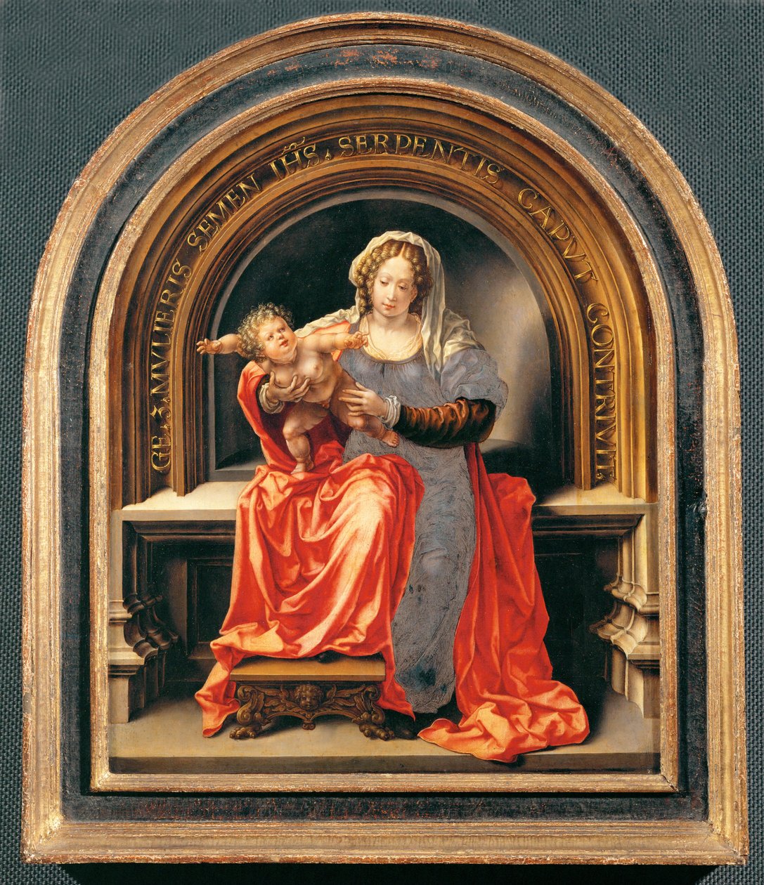 Madonna mit Kind von Jan (c.1472-c.1533) Gossaert