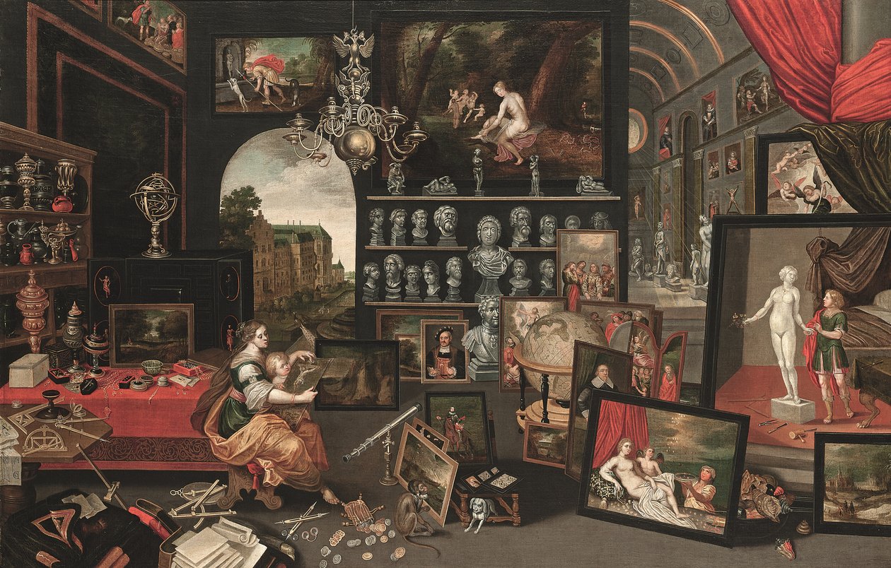 Allegorie des Sehens von Jan (follower of) Brueghel