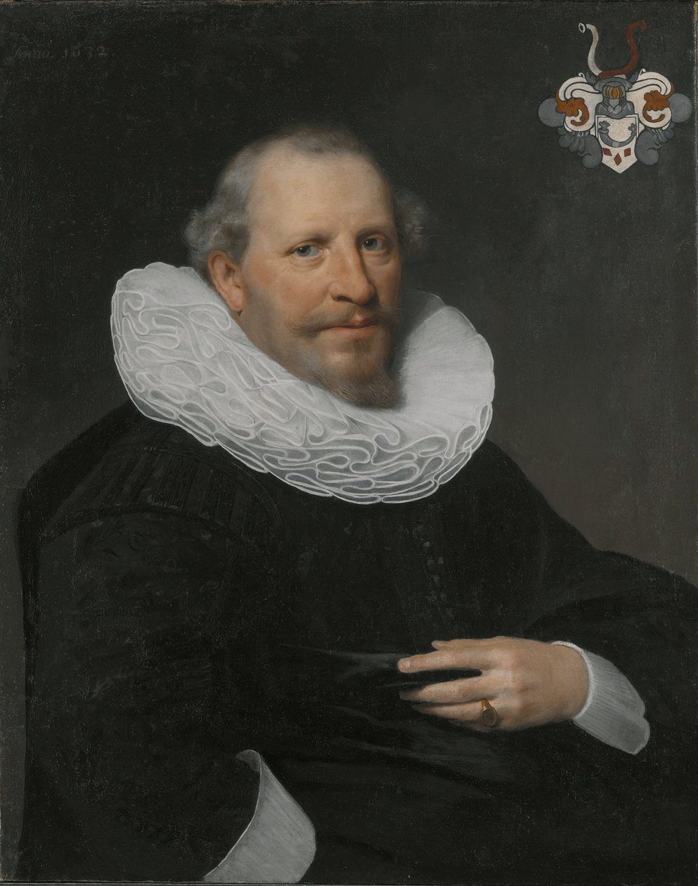 Carel van Cracow, niederländischer Minister in Elsinore von Jan Anthonisz. van Ravesteyn