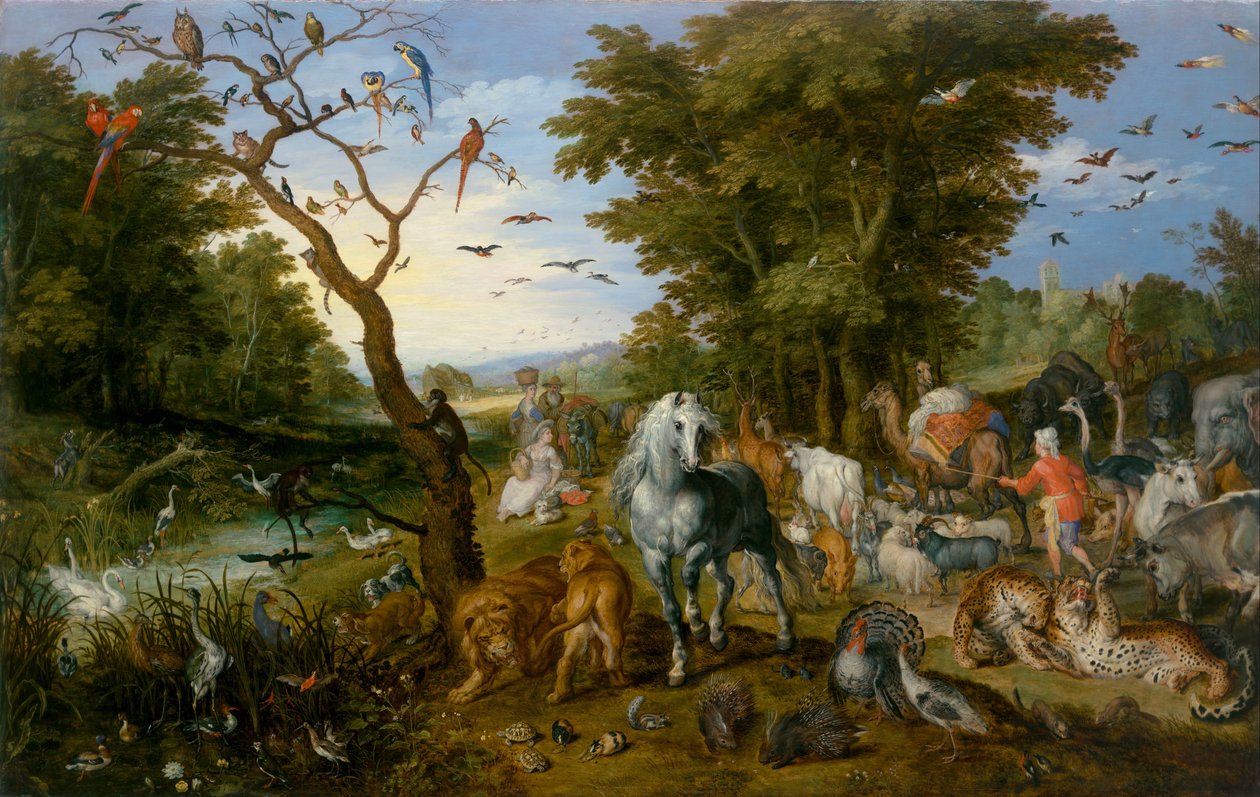 Der Einzug der Tiere in die Arche Noah von Jan Brueghel the Elder