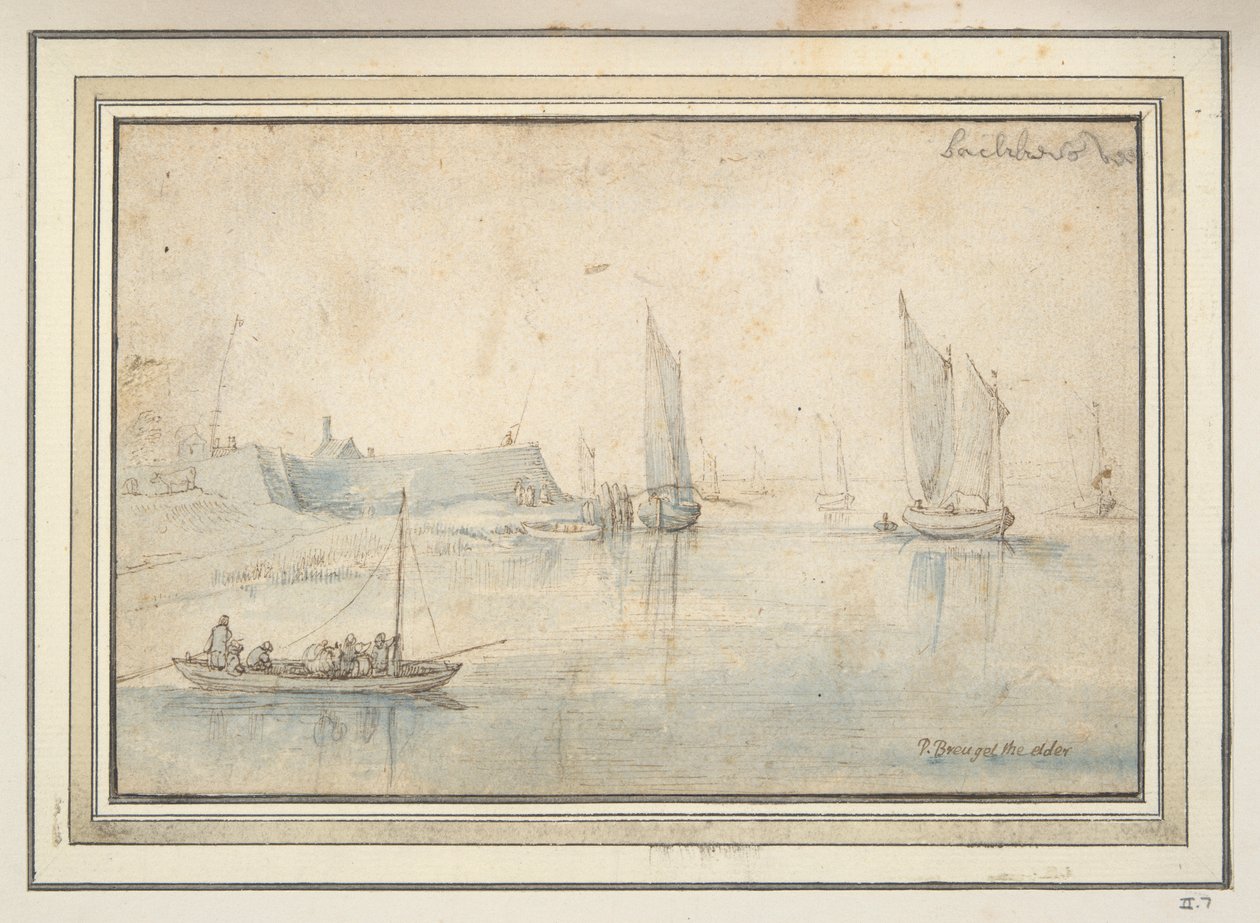 Ansicht von Bakkers Veer, Niederlande von Jan Brueghel the Elder