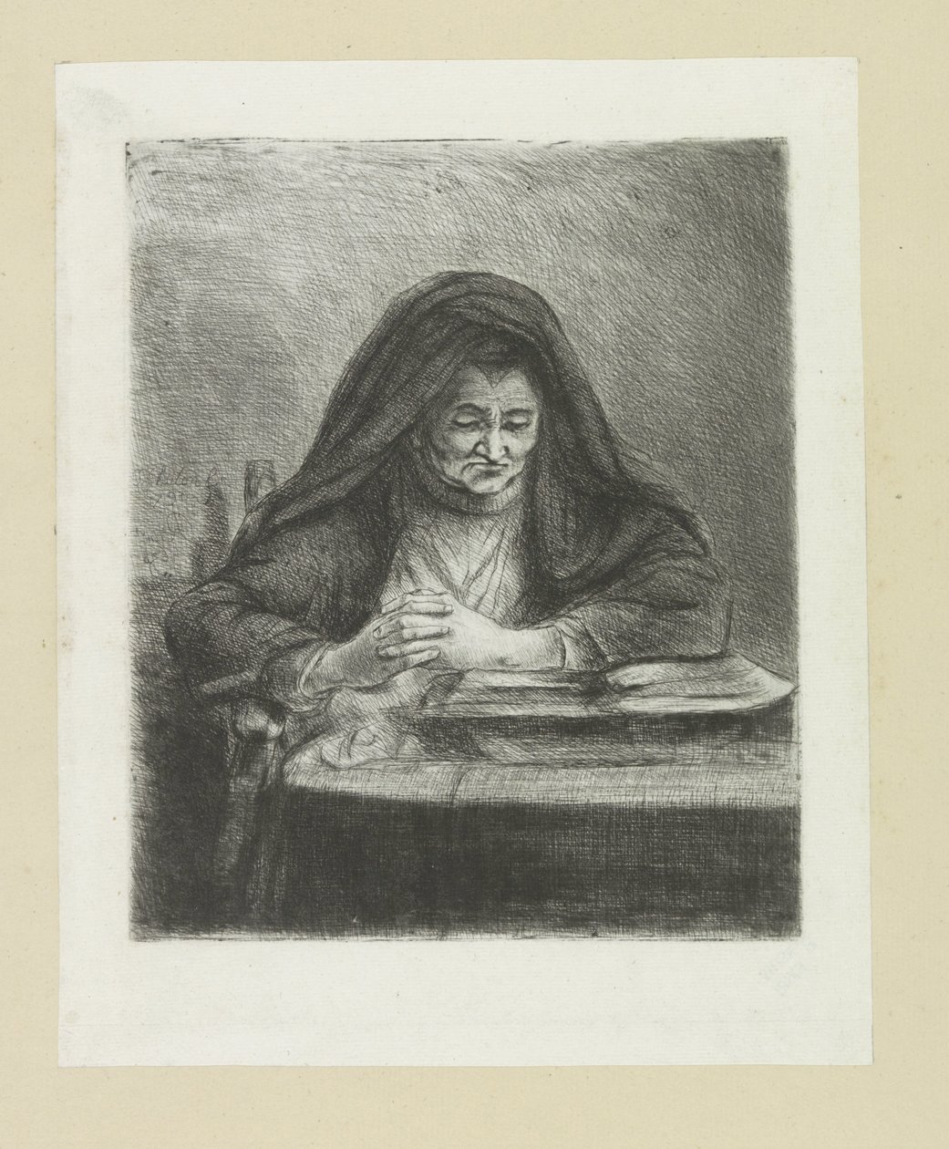 Lesende Frau von Jan Chalon