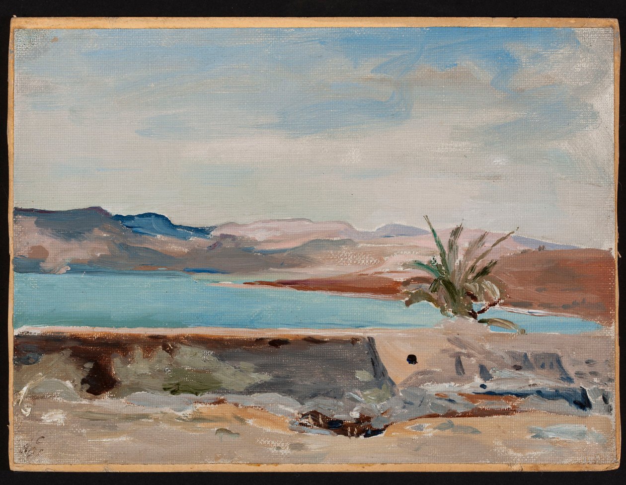 Kafarnaum am See Genezareth. Aus der Reise nach Palästina von Jan Ciągliński