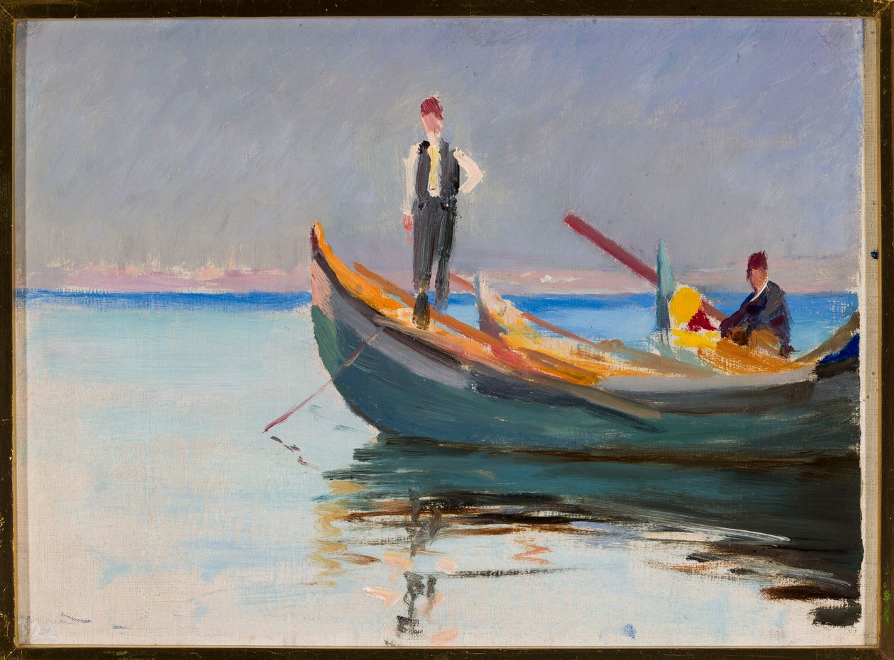 Boote auf dem Meer. Von einer Reise nach Konstantinopel von Jan Ciągliński