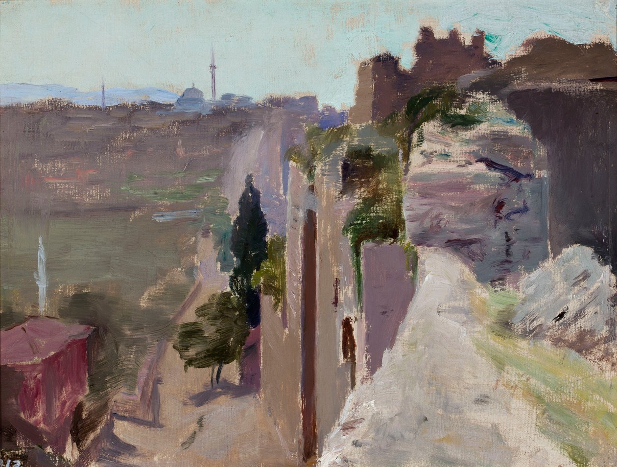 Mauer Justyniana. Aus der Reise nach Konstantinopel von Jan Ciągliński