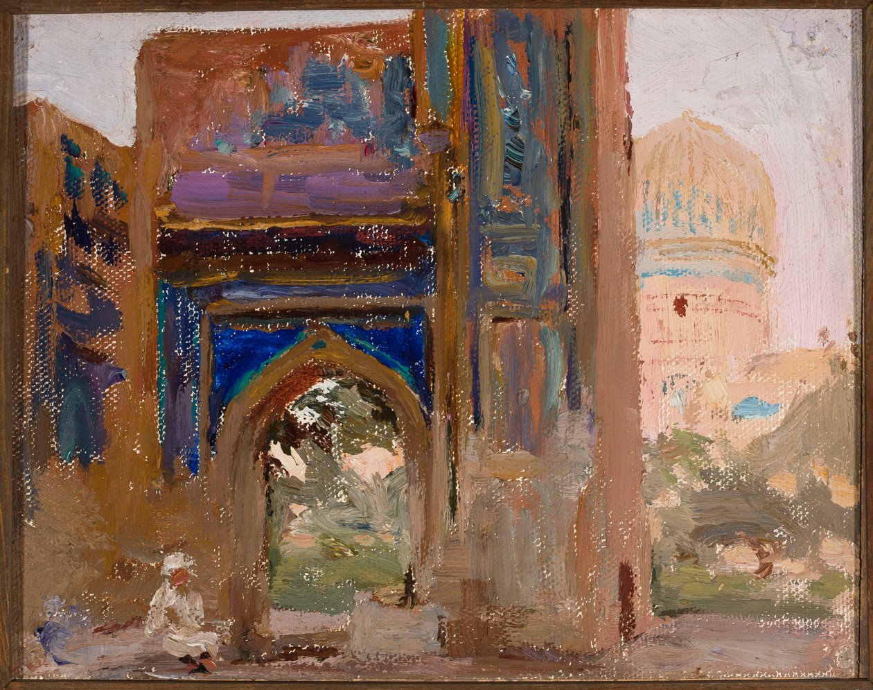 Samarkand - Gur Emir, Mausoleum von Tamerlan. Aus der Reise nach Turkestan von Jan Ciągliński