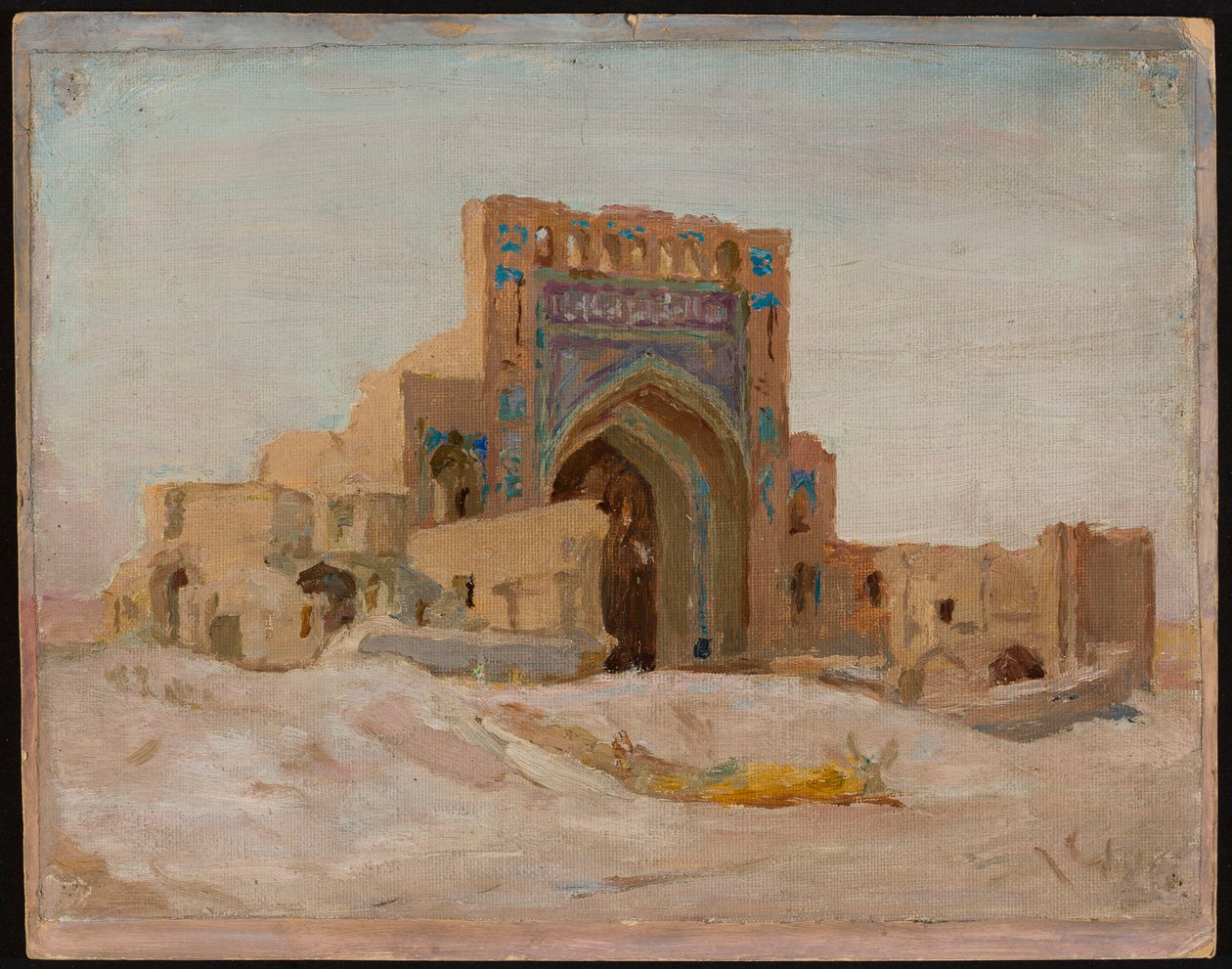 Alte persische Moschee. Aus einer Reise nach Turkestan von Jan Ciągliński