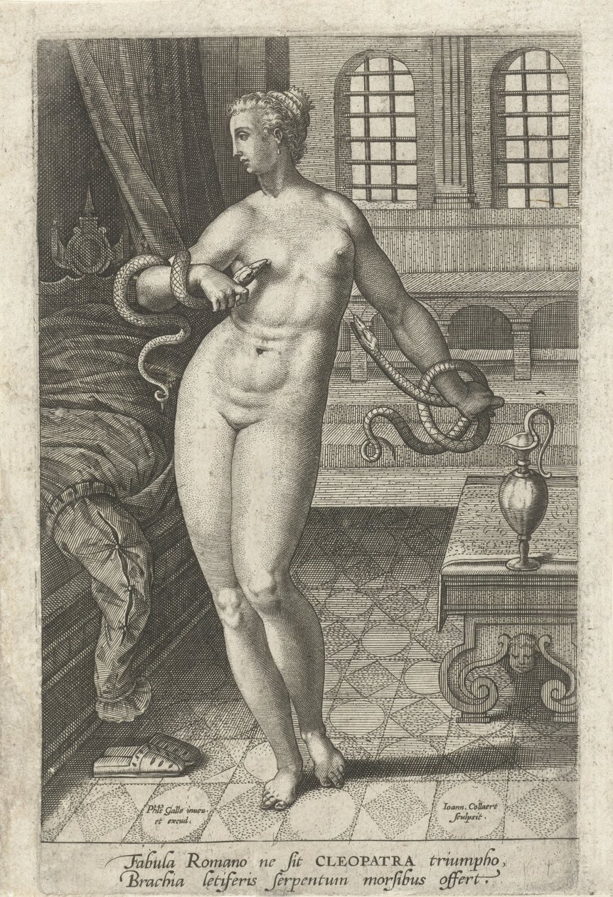 Tod der Kleopatra von Jan Collaert (II)