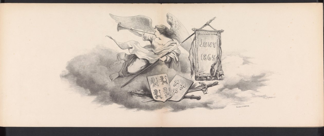 Maskerade van de Leidse studenten, 1865 von Jan Daniël Cornelis Carel Willem baron de Constant Rebecque