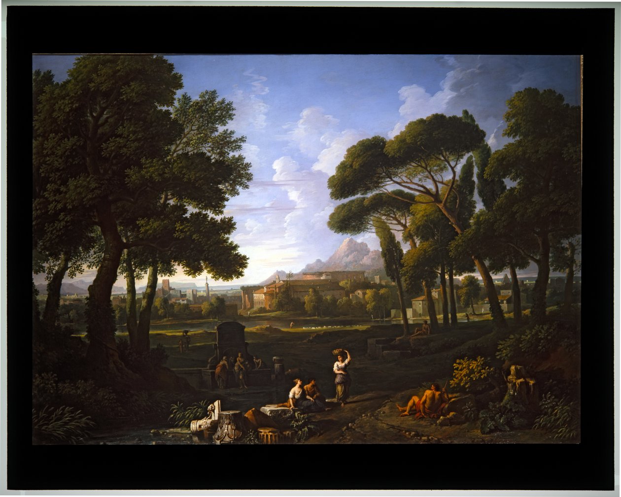 Landschaftsfantasieansicht von Rom von Jan Frans van (1662 1749) Bloemen