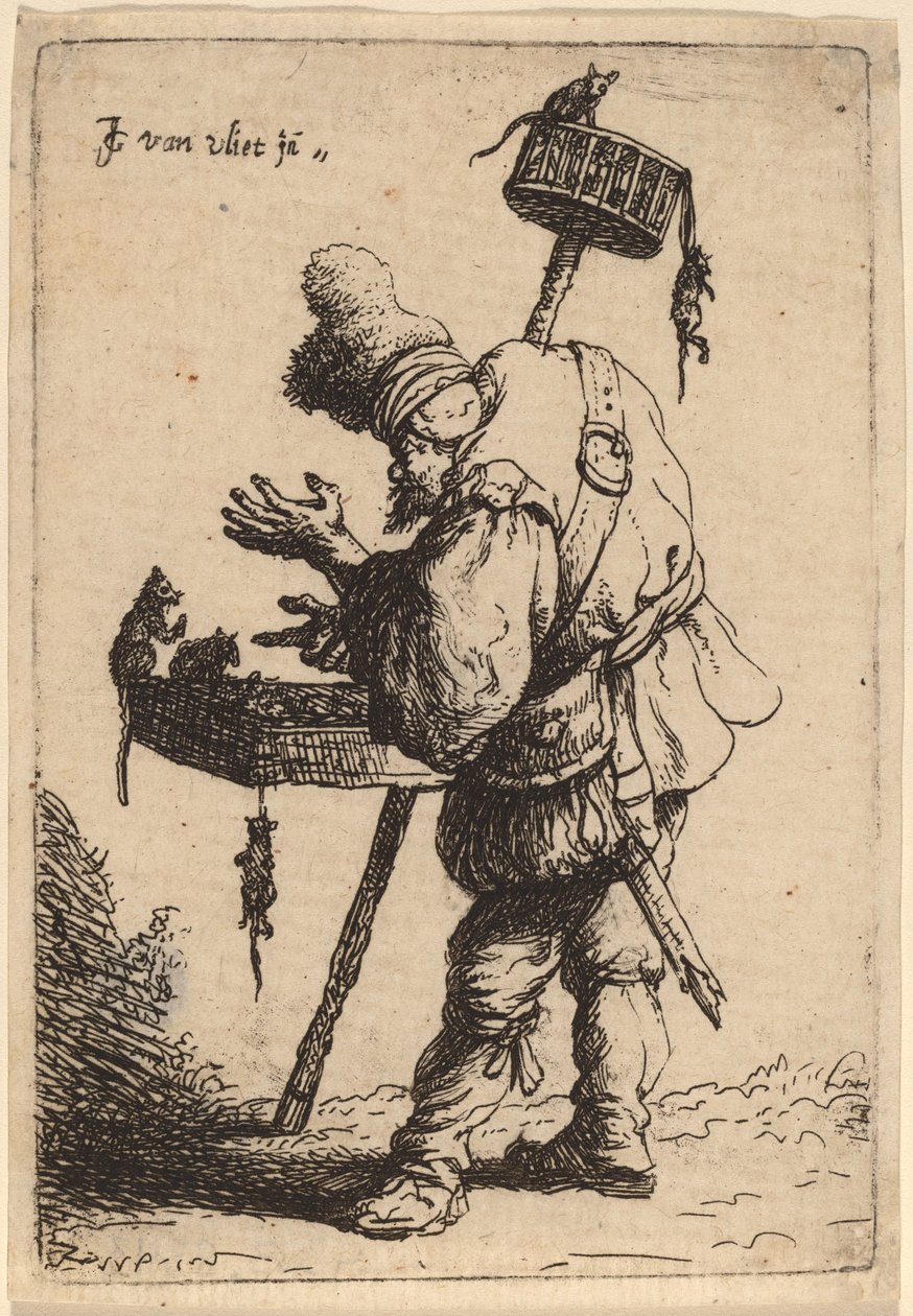 Der Rattenfänger, 1632 von Jan Georg van Vliet