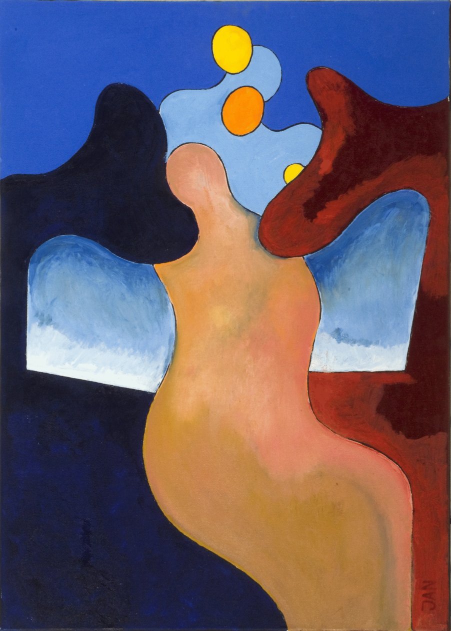 Frau mit einem verletzten Flügel, 2009 von Jan Groneberg