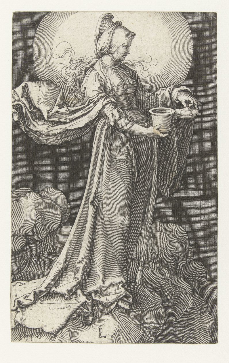 Maria Magdalena in den Wolken von Jan Harmensz. Muller (manner of)