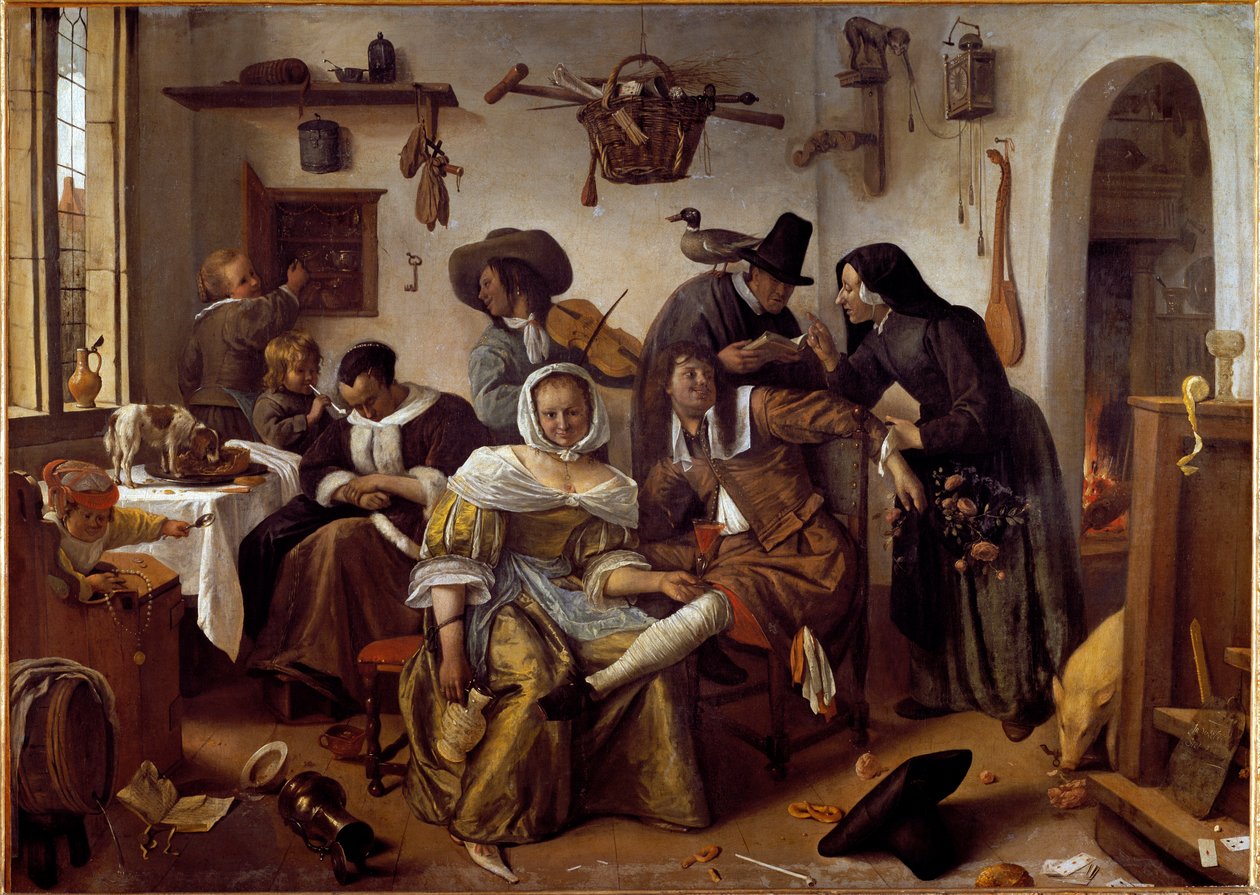Die Welt steht Kopf oder Die Untaten der Lust von Jan Havicksz. Steen