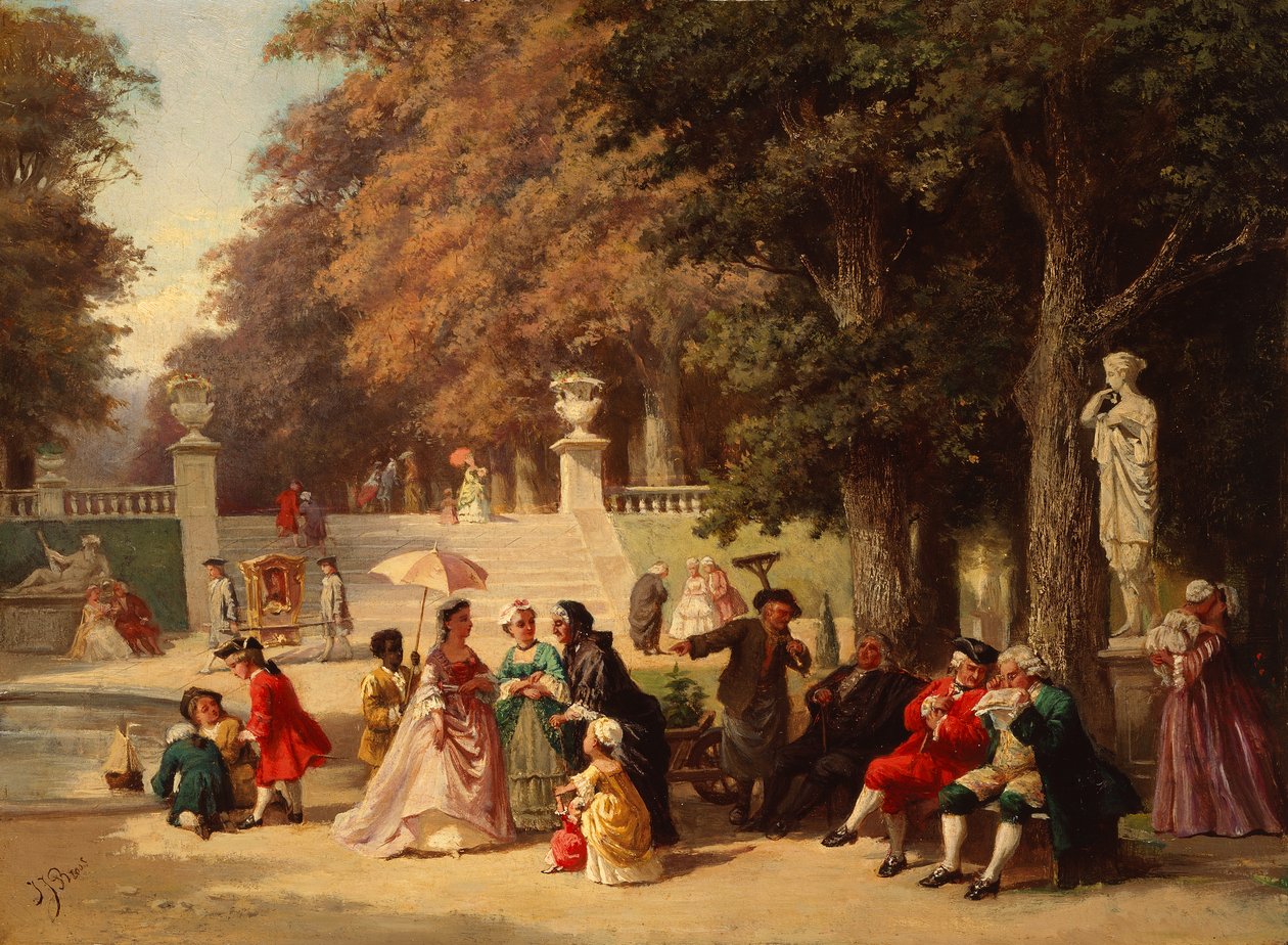 Die Gartenparty von Jan Jacob Zuidema Broos