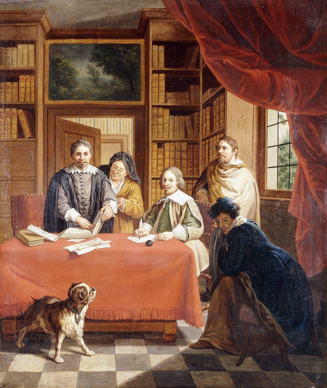 Die Vorbereitung von Hochzeitsverträgen von Jan Josef the Younger Horemans