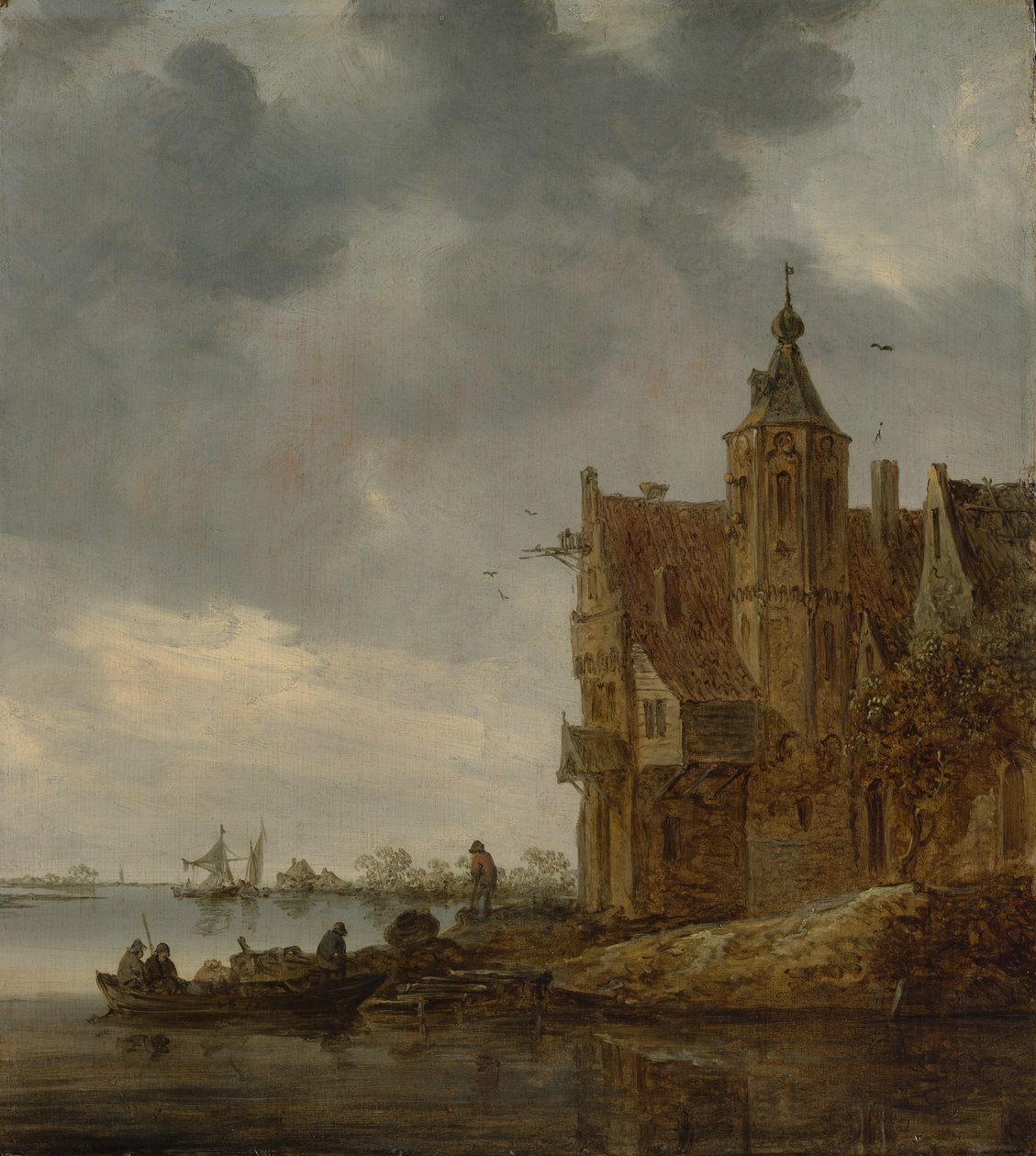 Landhaus am Wasser, 1646 von Jan Josephsz van Goyen