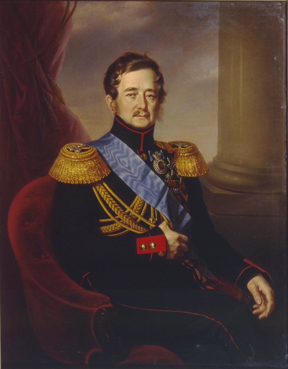 Porträt von Ivan Fyodorovich Paskevich, Graf von Erivan, Vizekönig des Königreichs Polen, 1845 von Jan Ksawery Kaniewski