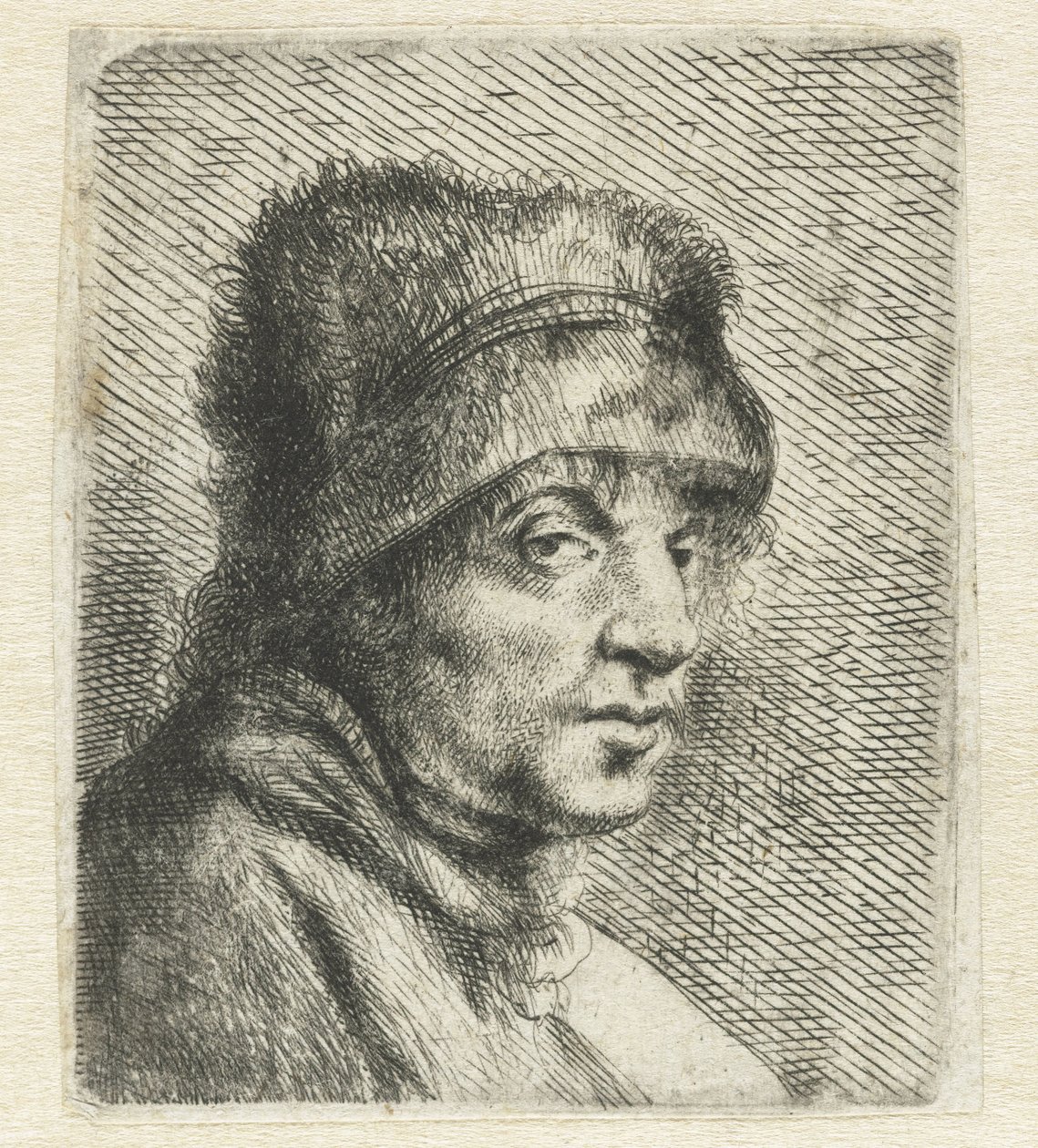 Kopf eines Mannes mit Mütze von Jan Lievens