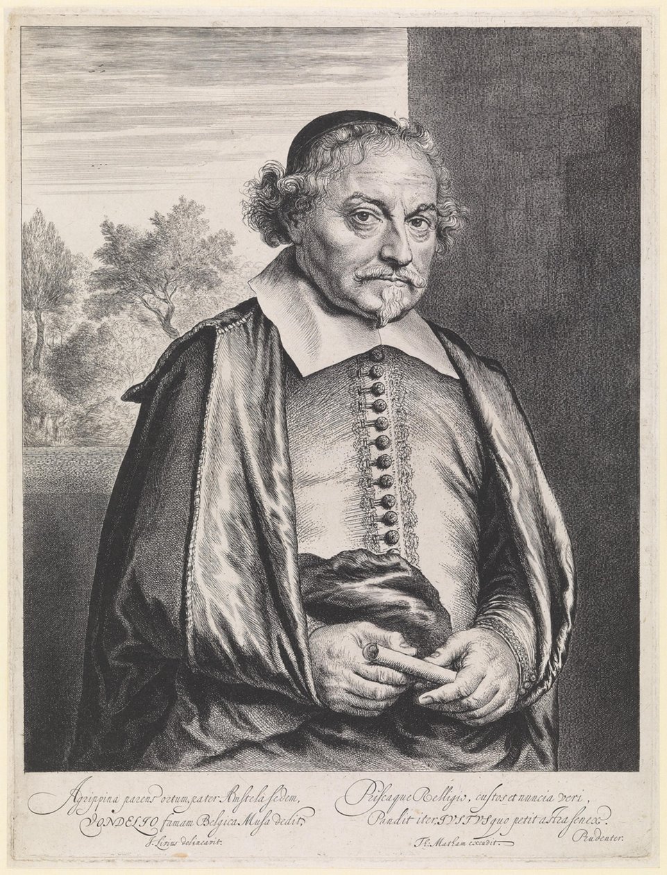 Joost van den Vondel von Jan Lievens