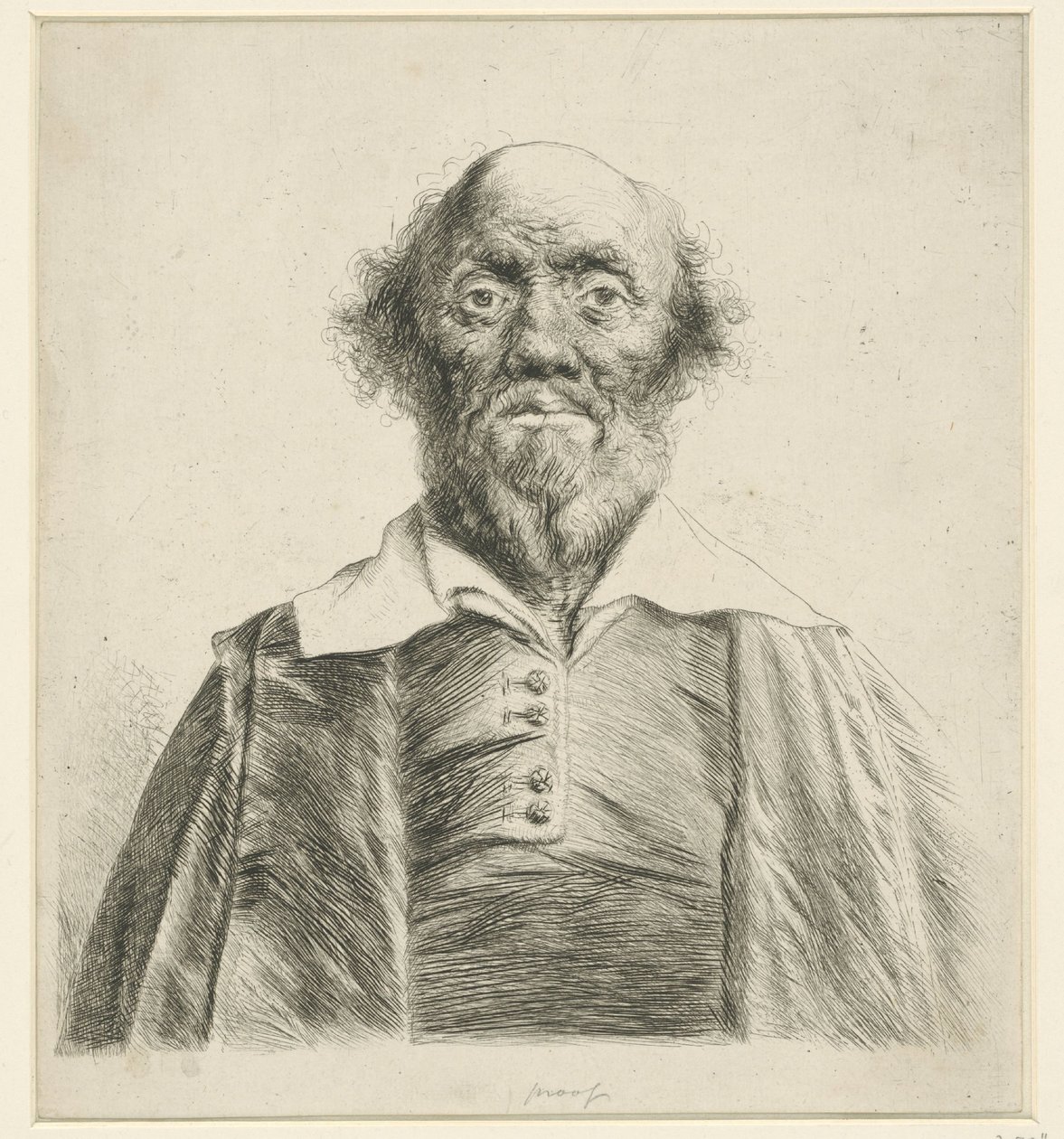 Porträt eines alten Mannes von Jan Lievens