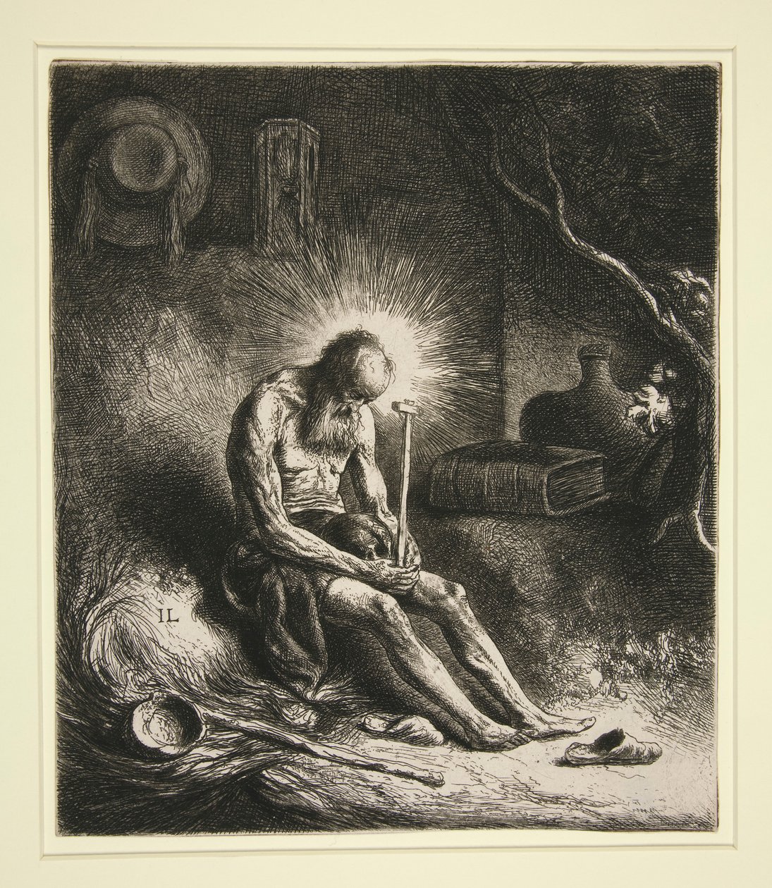 Der heilige Hieronymus in der Buße von Jan Lievens