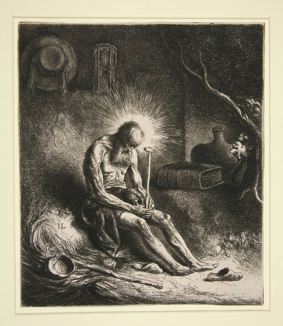 Der heilige Hieronymus als Büßer von Jan Lievens