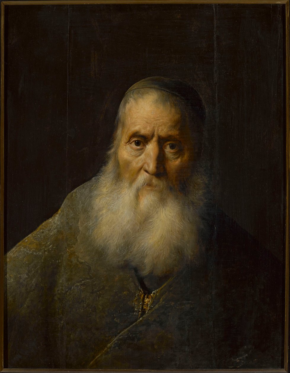 Alter Mann mit Mütze von Jan Lievens