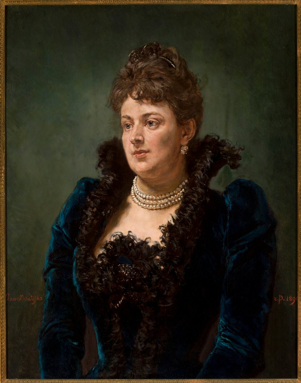 Porträt von Bony Ossowiecka von Jan Matejko