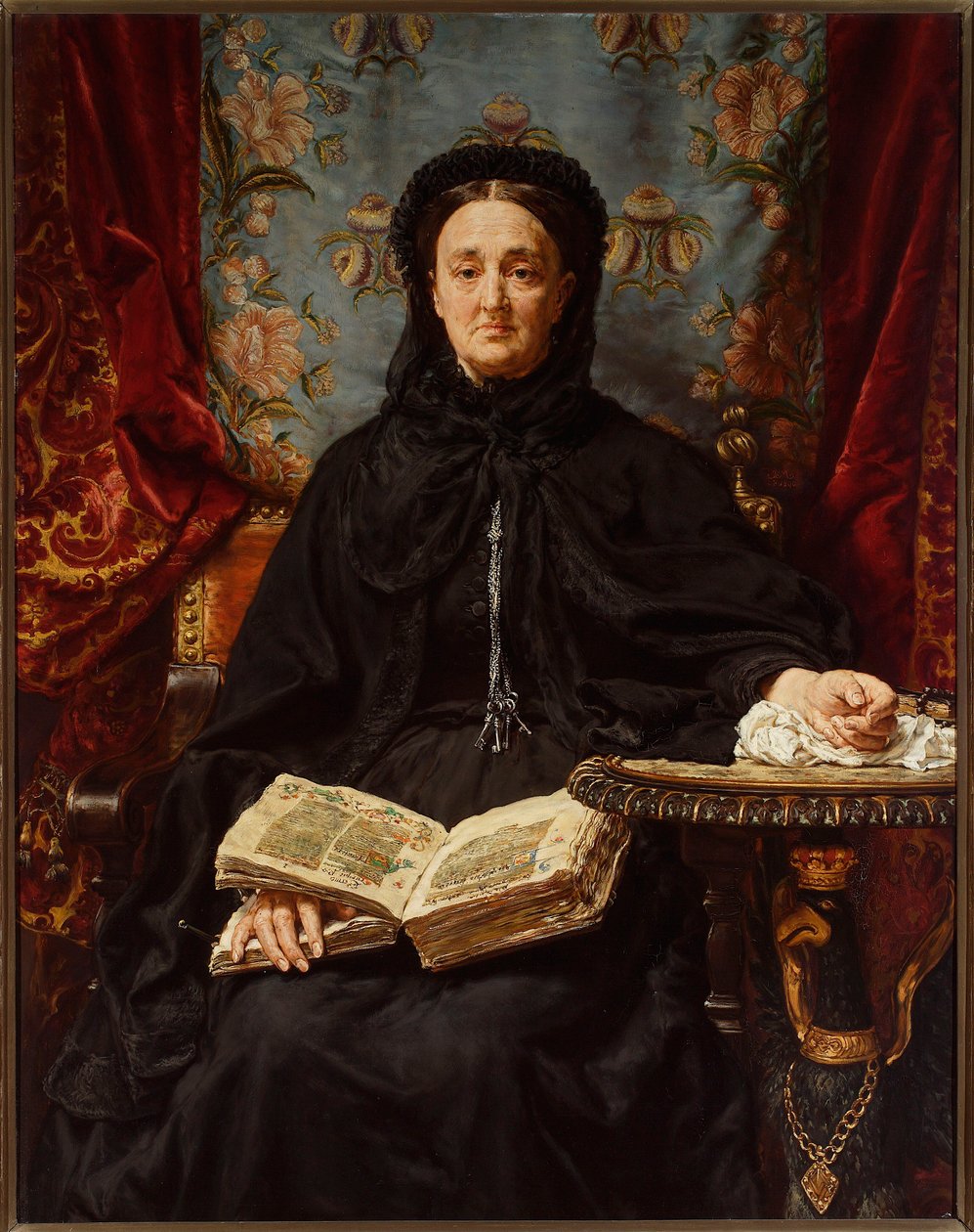 Porträt von Katarzyna z Branickich Potocka (1825-1907), Ehefrau von Adam von Jan Matejko