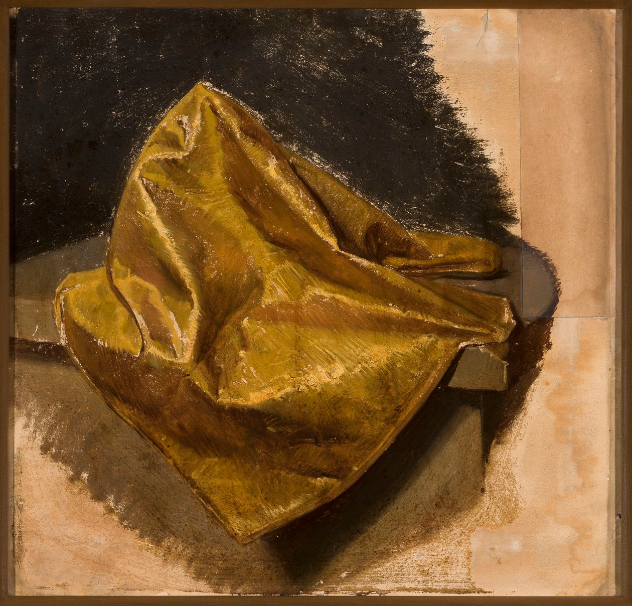 Goldene Materie, Studie zu männlicher Kleidung von Jan Matejko